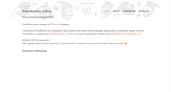 Desktop Screenshot of jeanbaptisteaudras.com