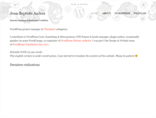 Tablet Screenshot of jeanbaptisteaudras.com